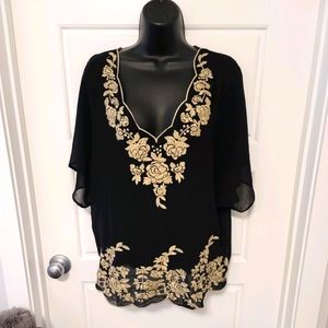 Beautiful sheer Flying Tomato top